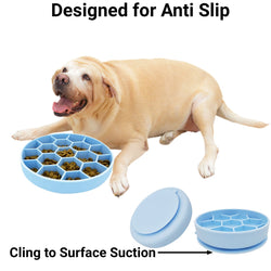 Mr. Peanut's Silicone Slow Feeder Dog Bowl