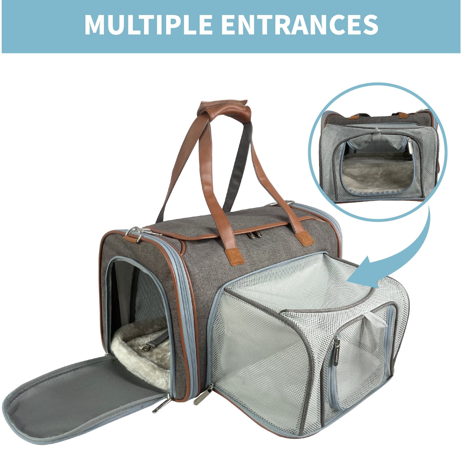 Mr. Peanut's Gold Series Big Apple XL Expandable Pet Carrier V3.0