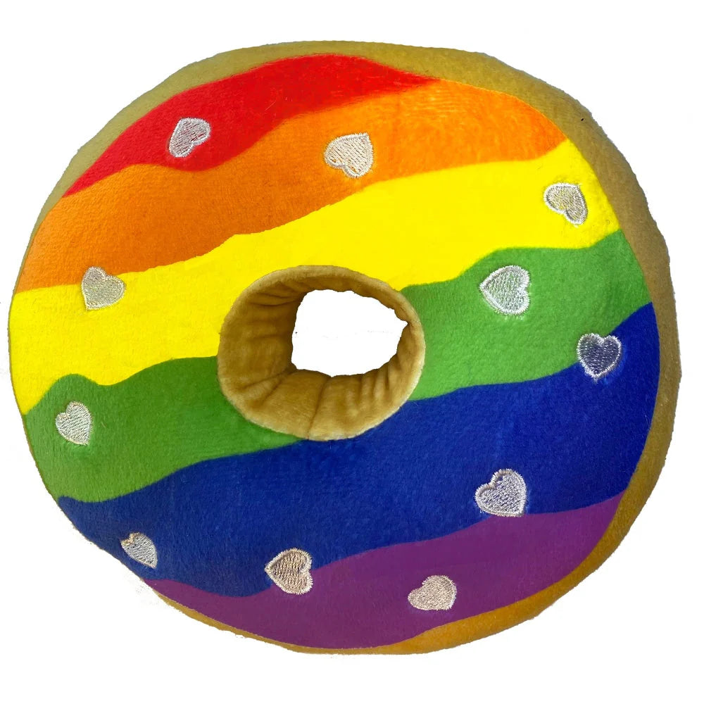 Huxley & Kent Pride Donut Dog Toy