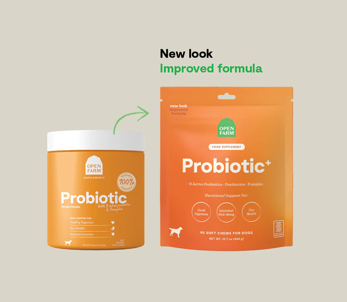 Open Farm Dog Probiotic Food Supplement Chews (12.5oz)