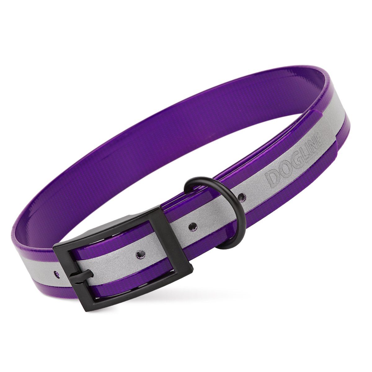 Biothane Translucent Reflective Dog Collar