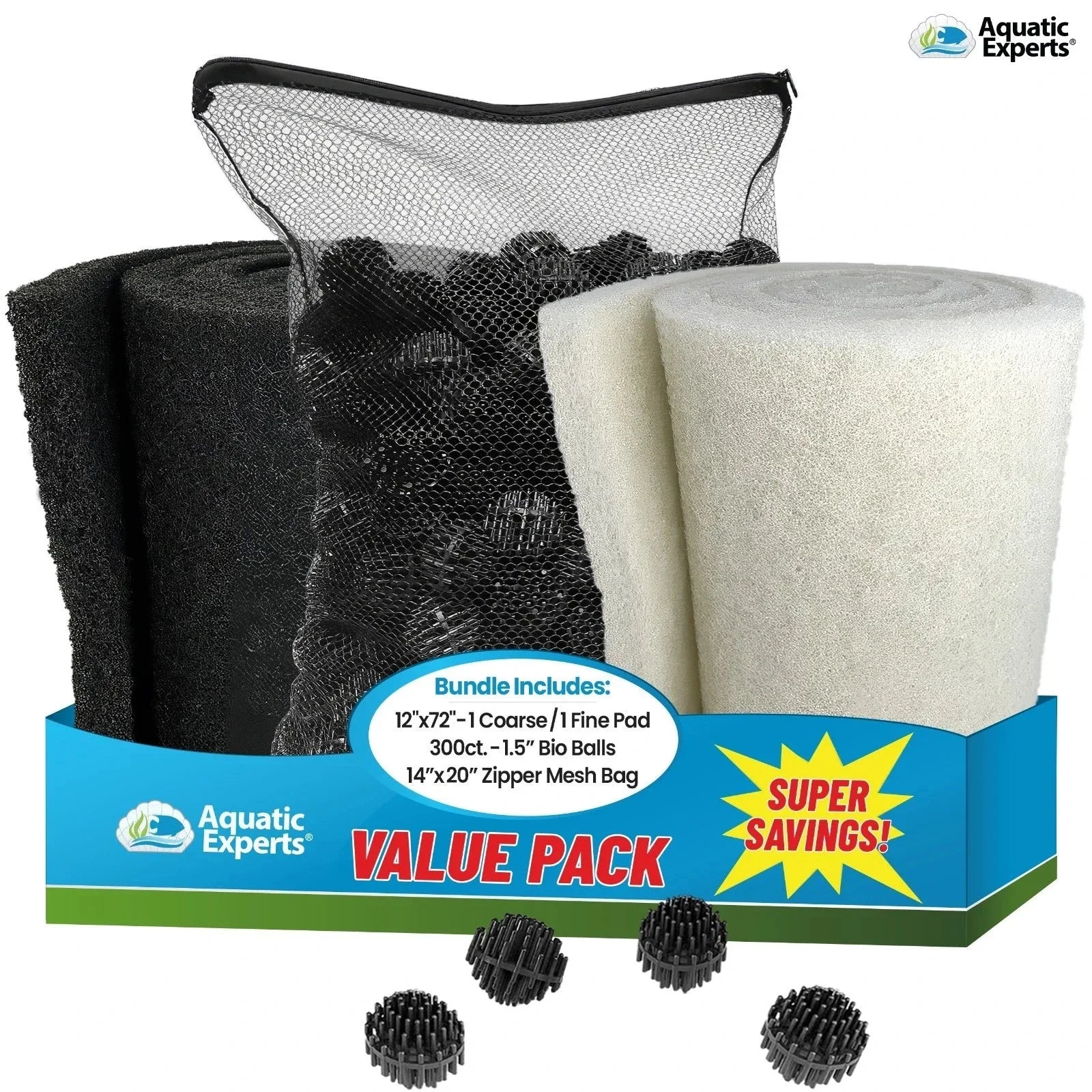 Koi Pond Coarse Filter Pad Black Bulk Roll – Durable Media | Aquatic Experts