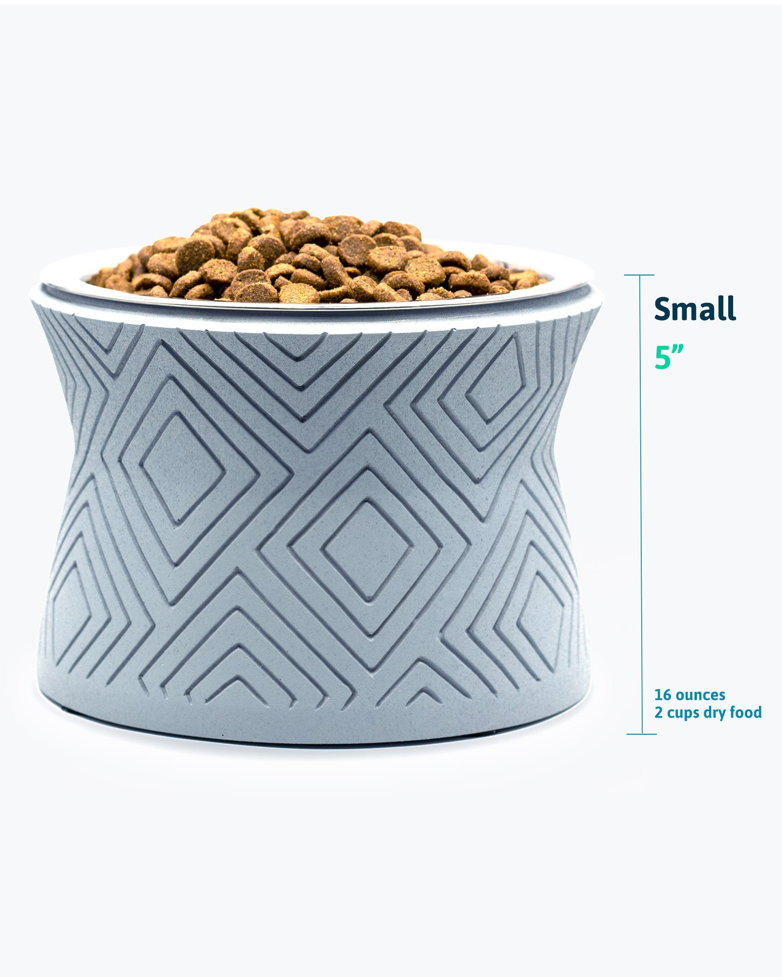 Santa Fe Modern Elevated Dog Bowl