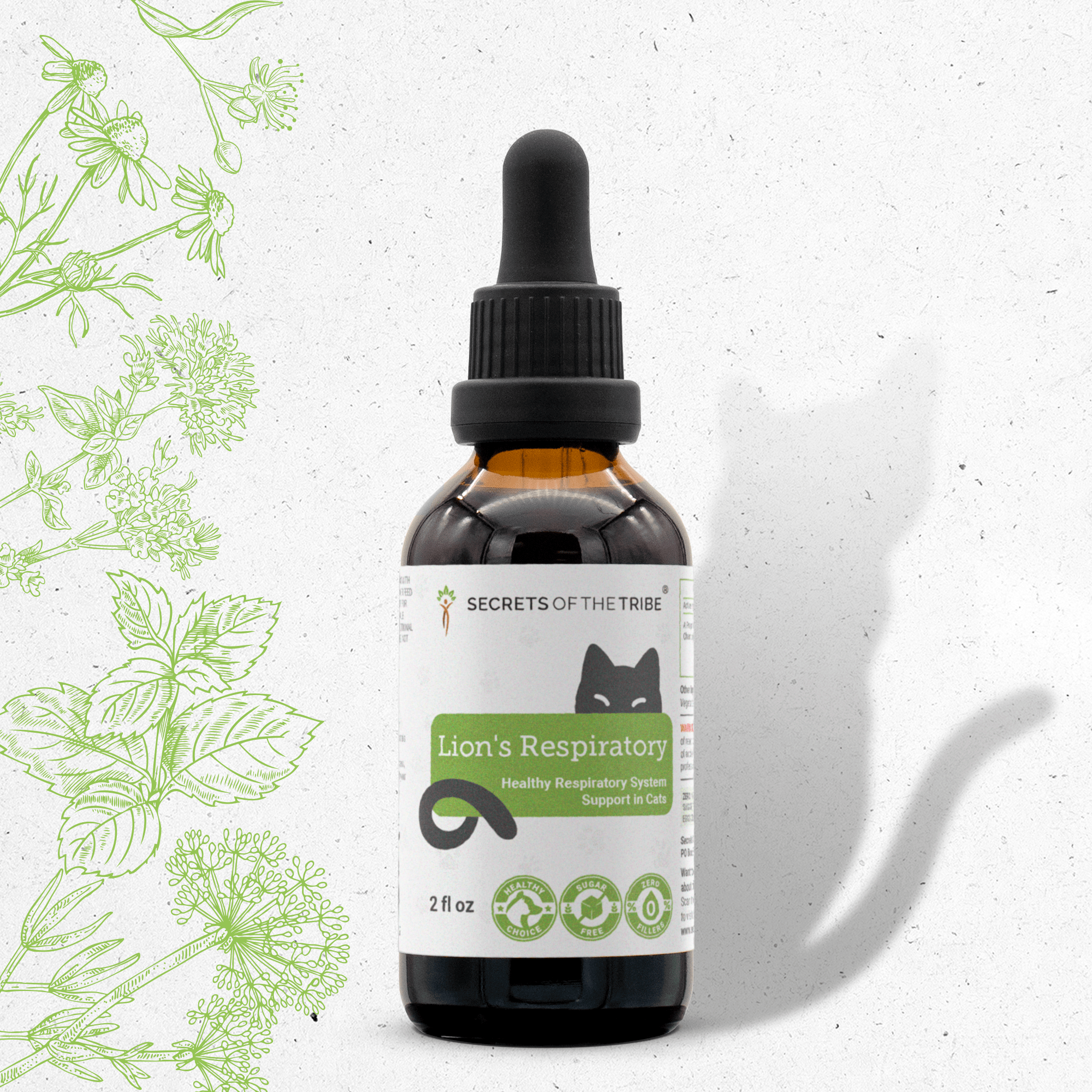 Lion's Respiratory - Healthy Respiratory System Support in Cats
