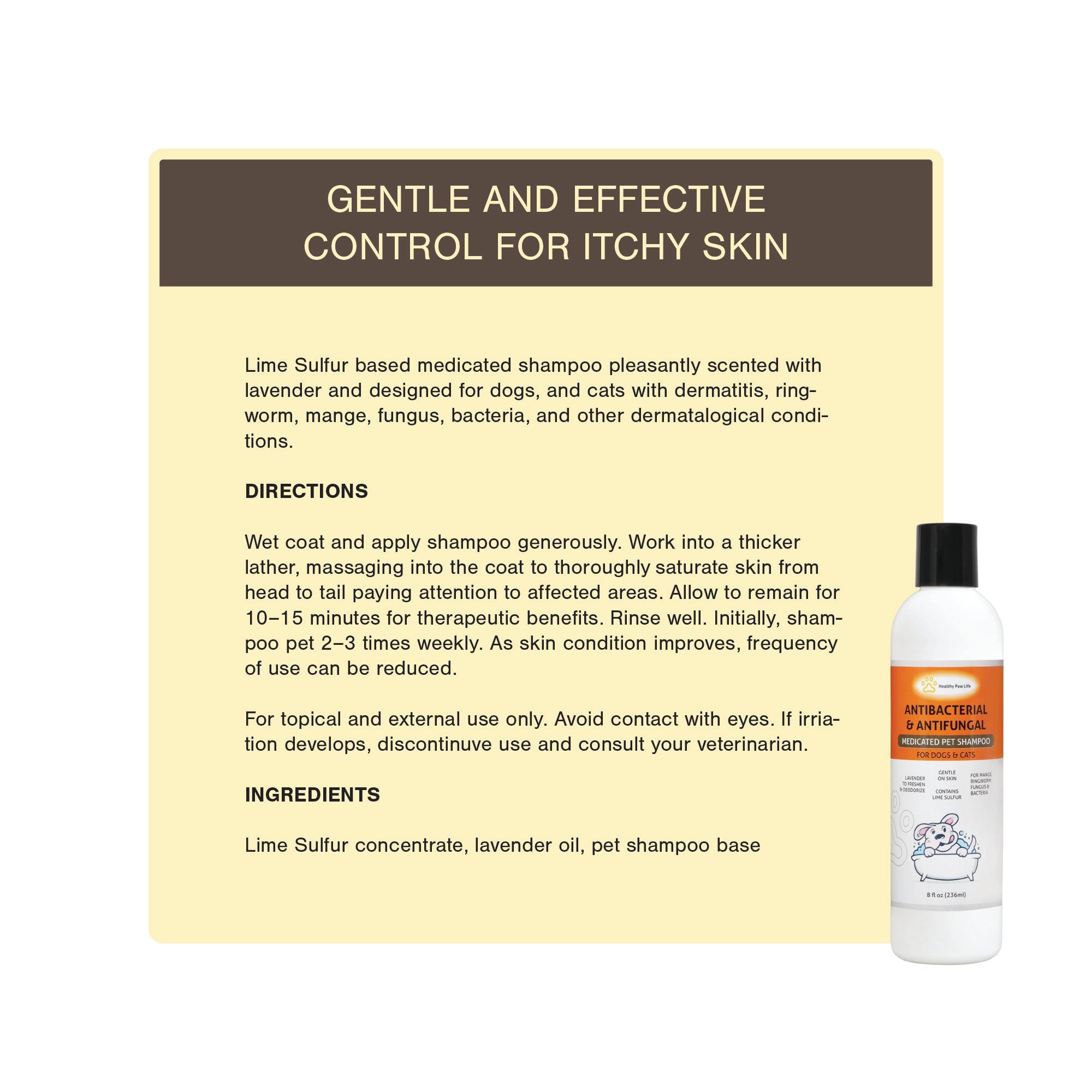 Lime Sulfur Pet Shampoo