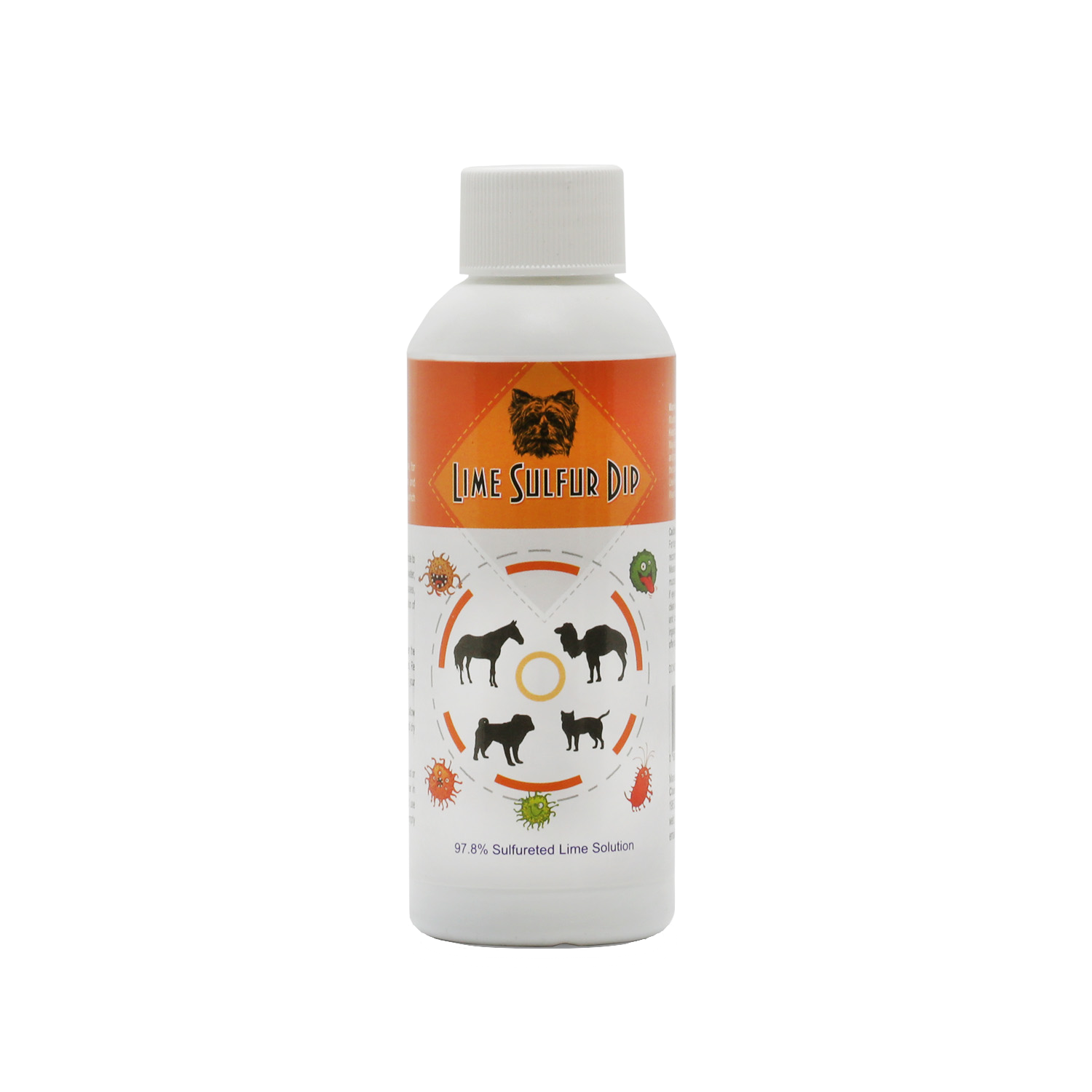 Healthy Paw Life: Lime Sulfur Dip - Pet Care for Itchy and Dry Skin - Xtra Strength Formula - Safe Solution for Dog, Cat, Puppy, Kitten, Horse