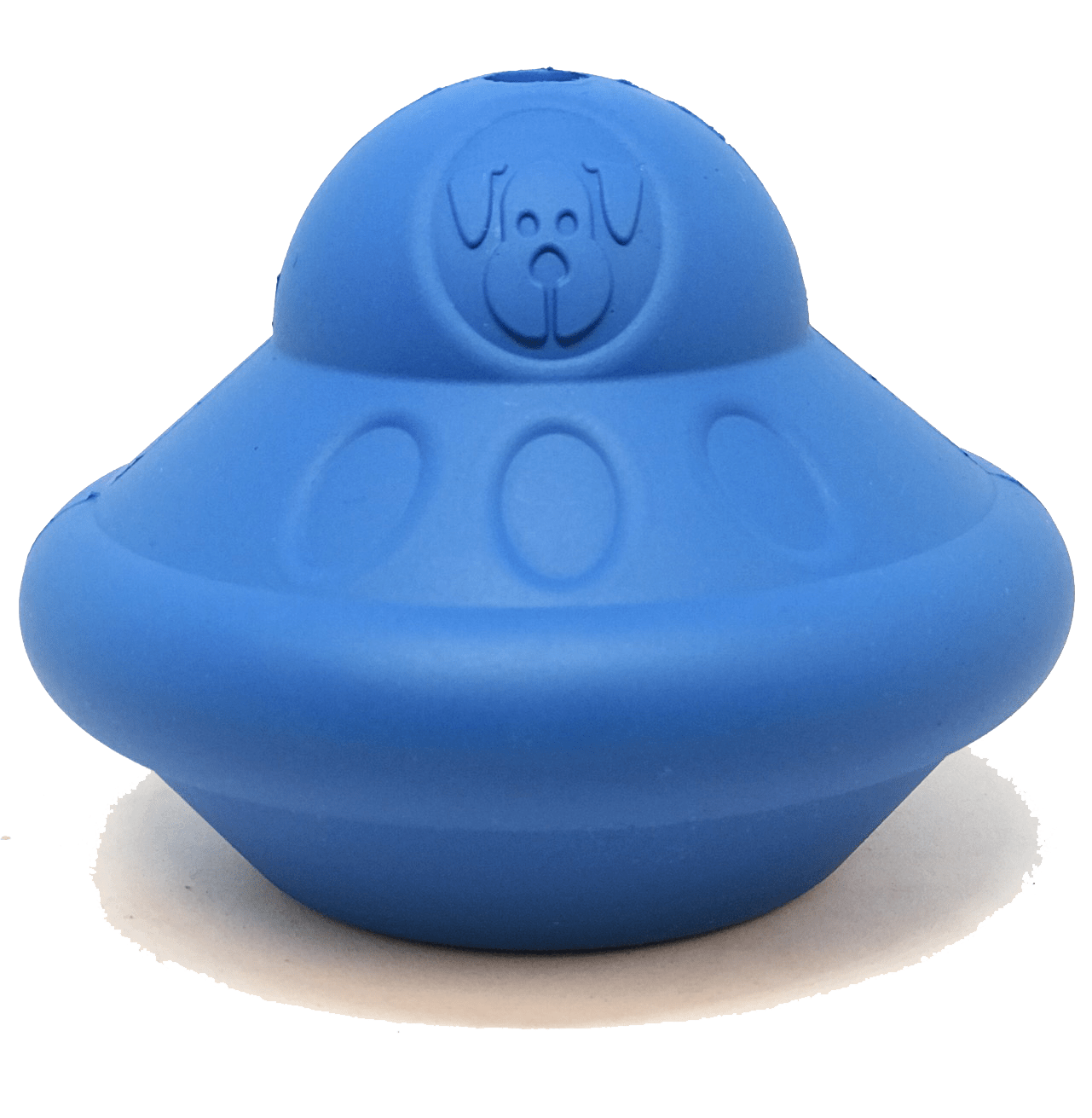 Flying Saucer Durable Rubber Chew Toy & Treat Dispenser