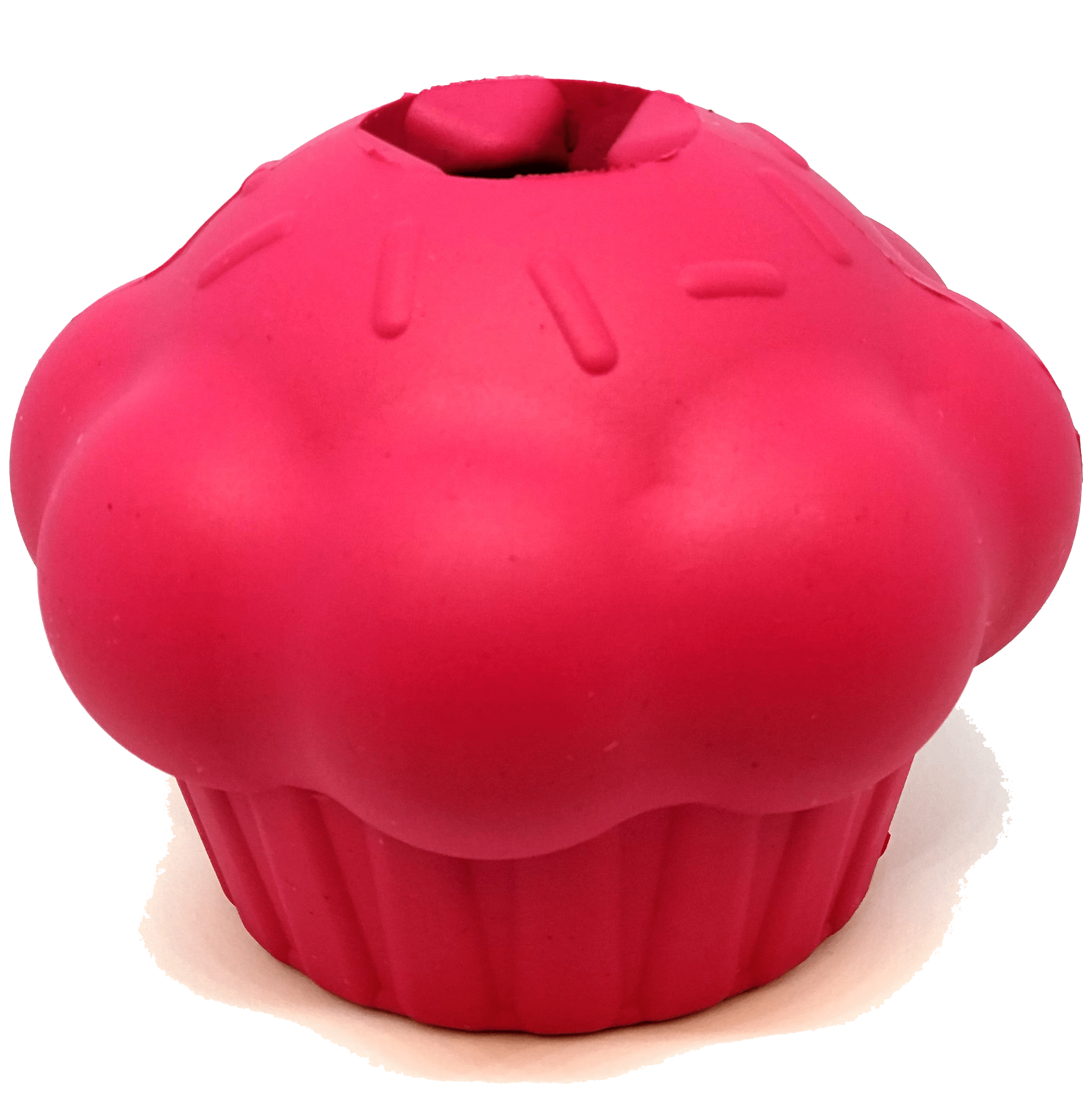 Cupcake Durable Rubber Chew Toy & Treat Dispenser