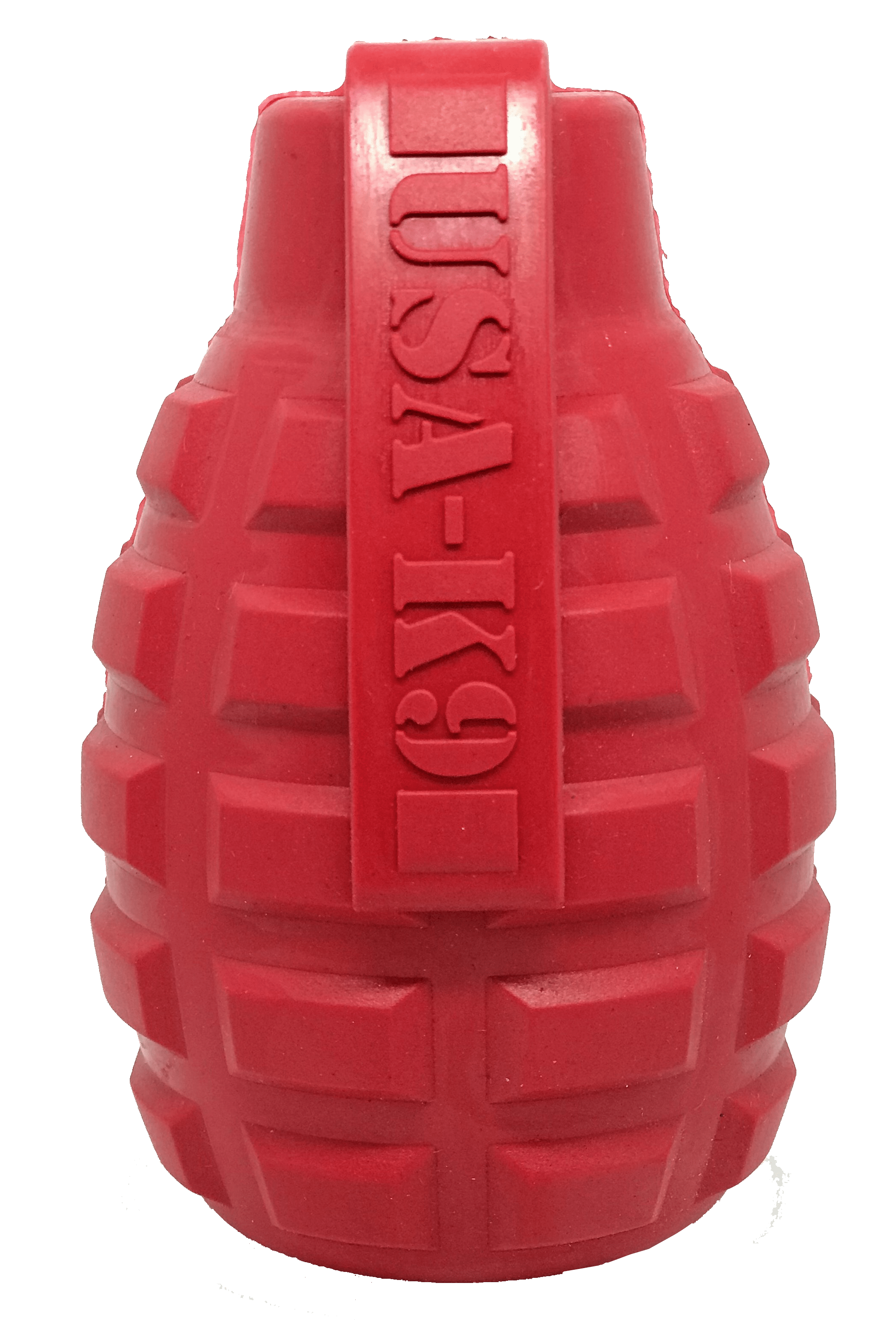 USA-K9 Grenade Durable Rubber Chew Toy & Treat Dispenser