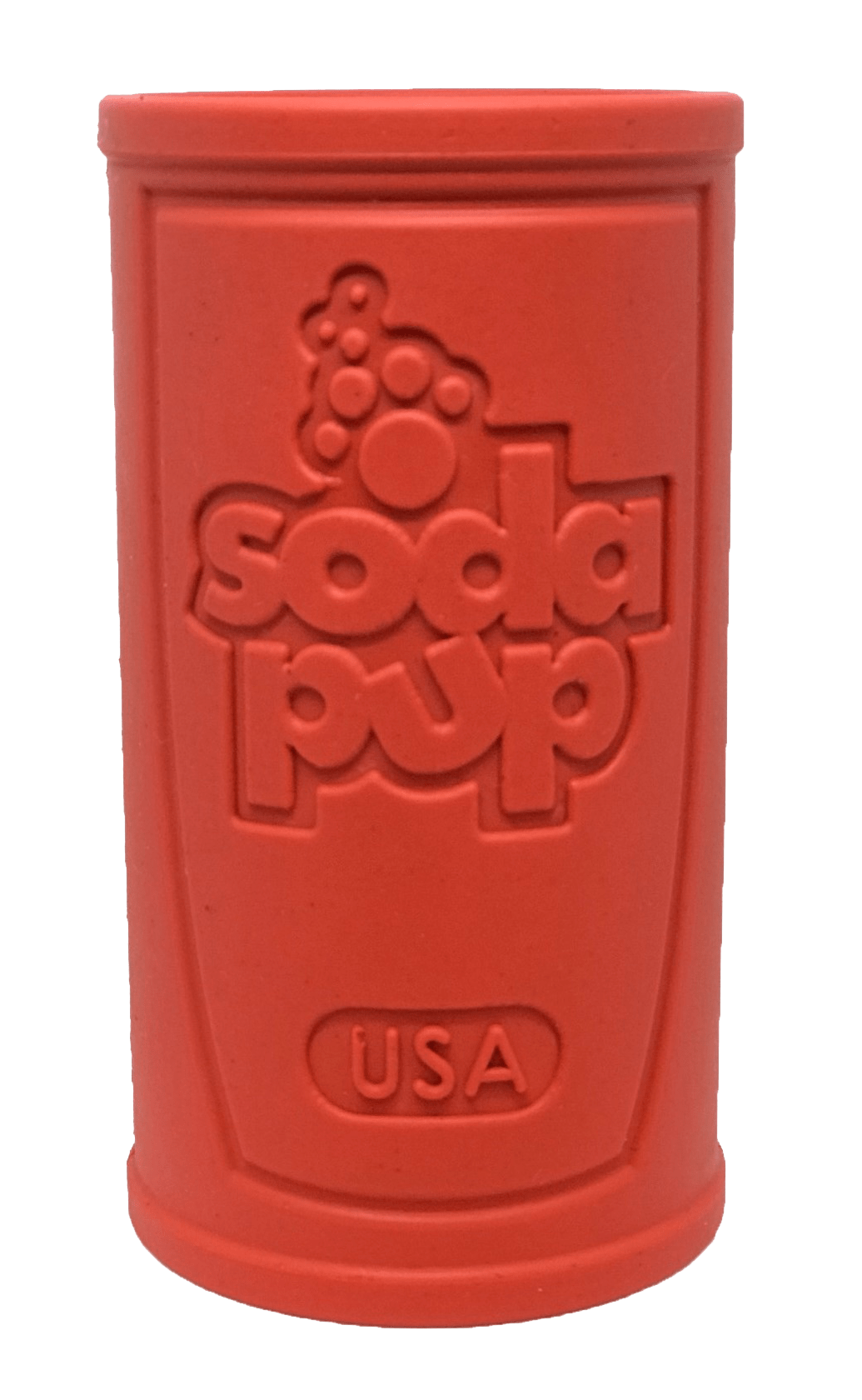 Retro Soda Can Durable Rubber Chew Toy and Treat Dispenser