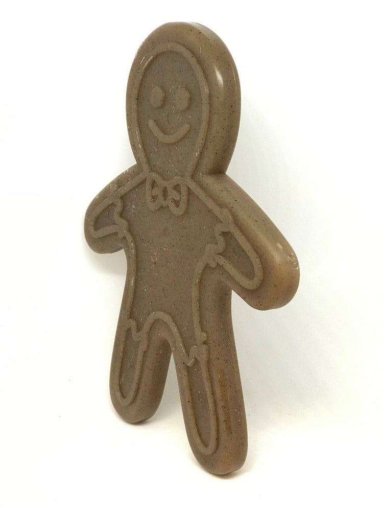 Gingerbread Man Nylon Dog Chew Toy for Aggressive Chewers | USA Made