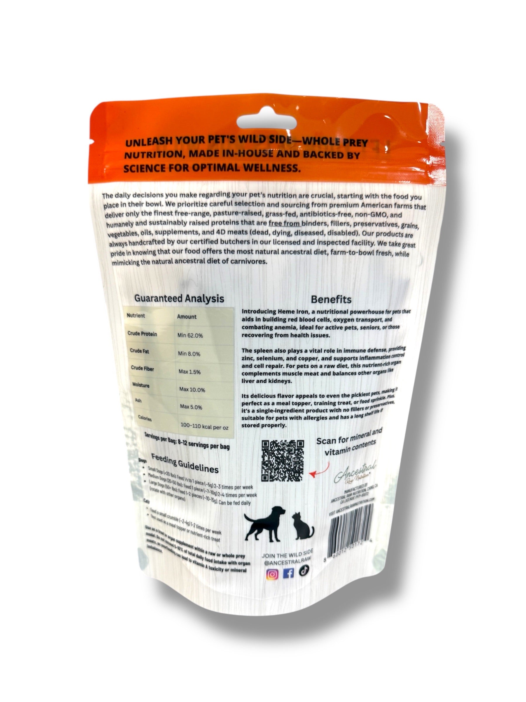 Dehydrated Beef Spleen