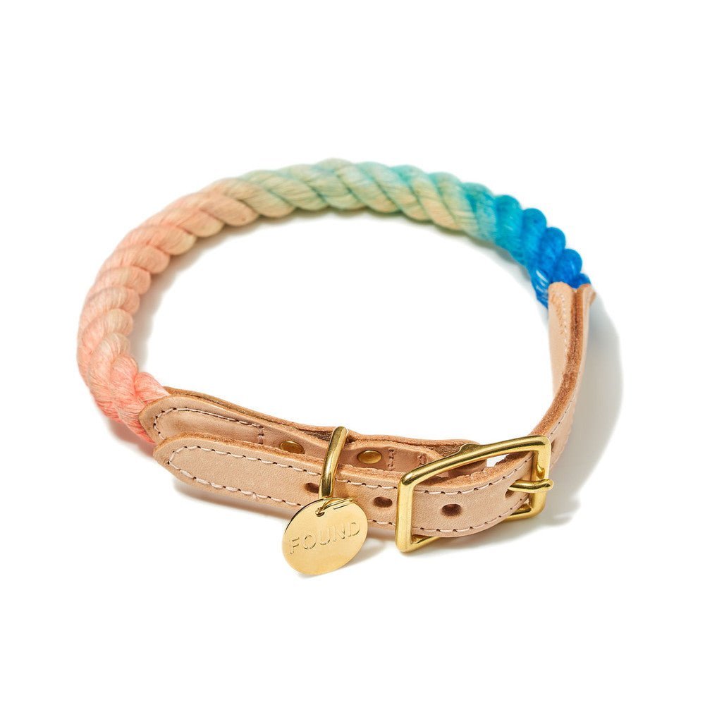 Sweet Pea Cotton Rope Cat & Dog Collar