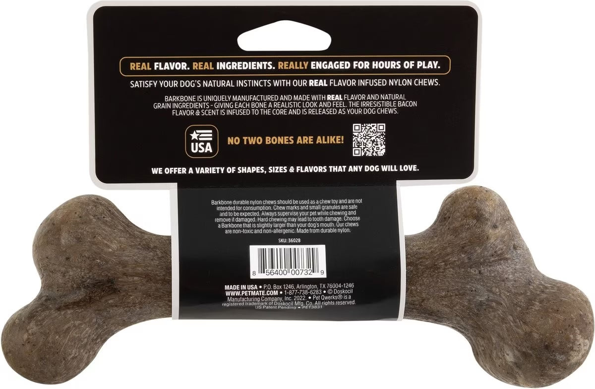 Barkbone Dinosaur USA Dog Chew Bacon Flavor