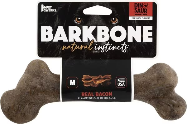 Barkbone Dinosaur USA Dog Chew Bacon Flavor
