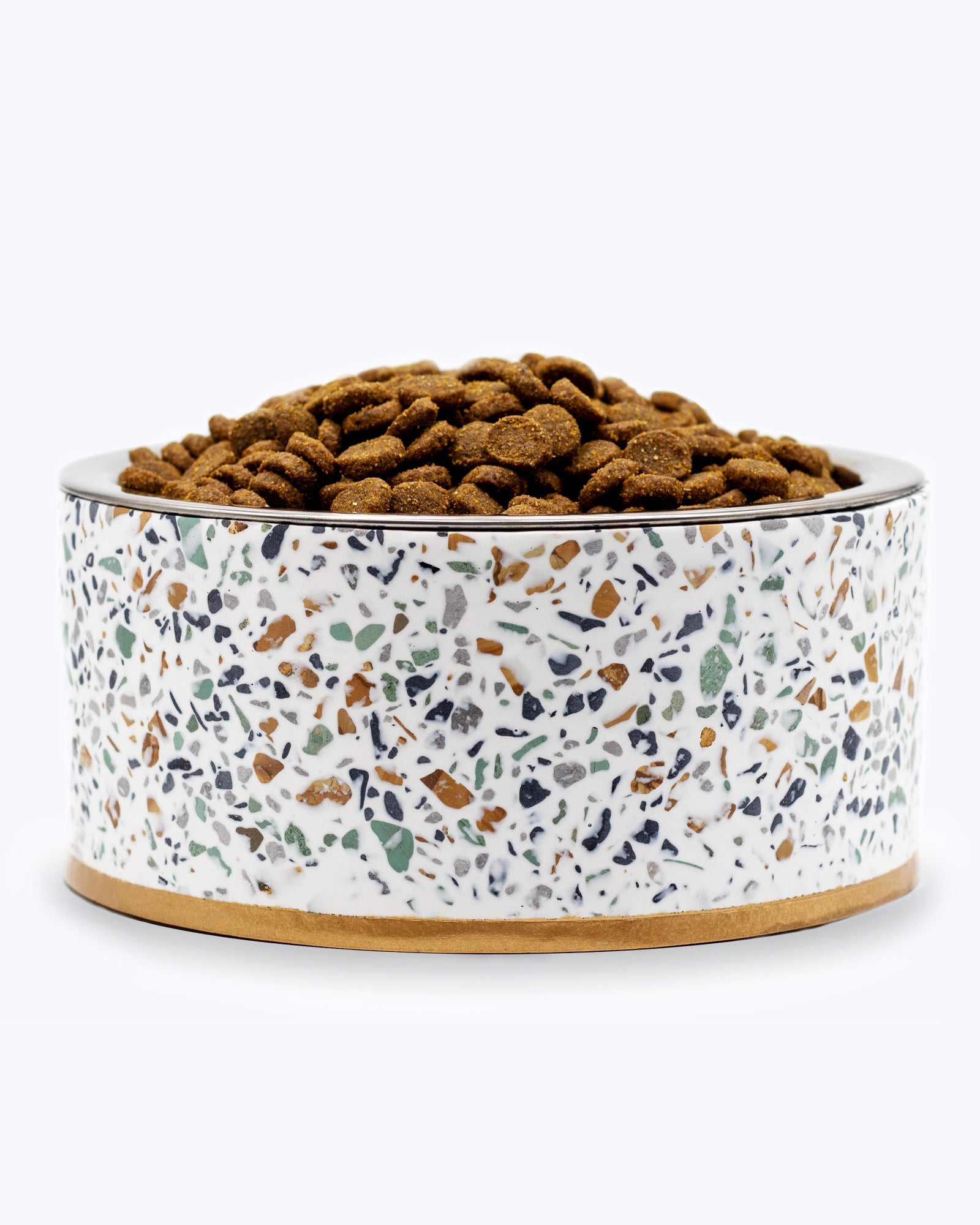 Terrazzo Elevated Dog Bowl