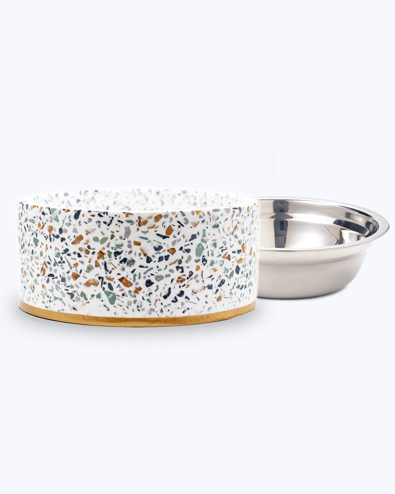 Terrazzo Elevated Dog Bowl