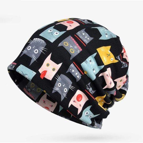 Colorful Cat Beanie