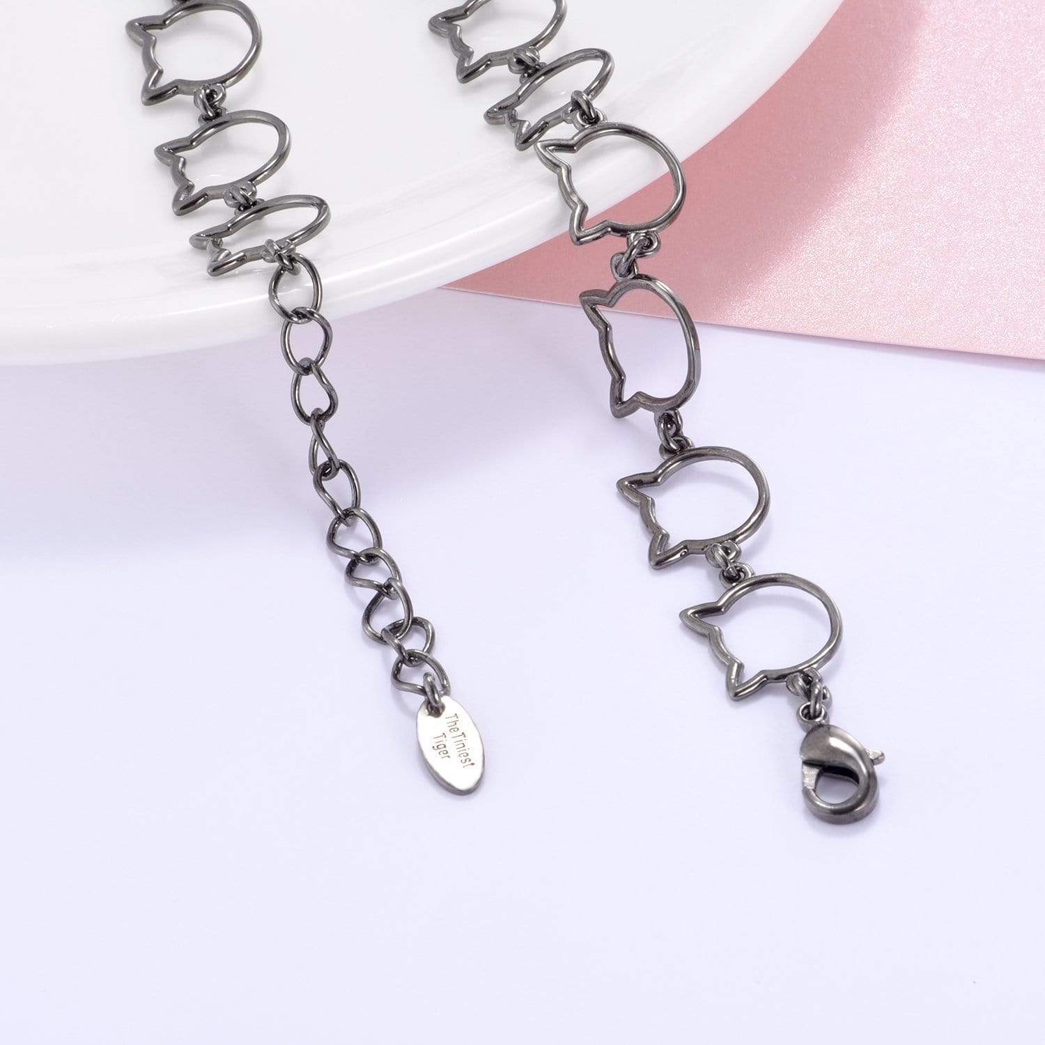 Cat Head Chain Link | Necklace