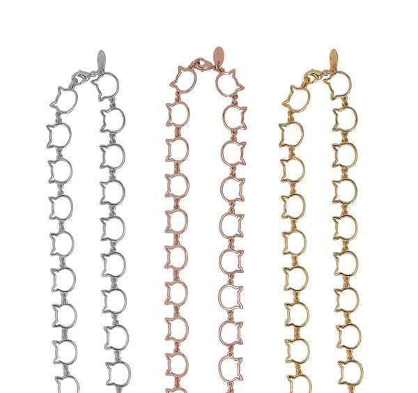 Cat Head Chain Link | Necklace