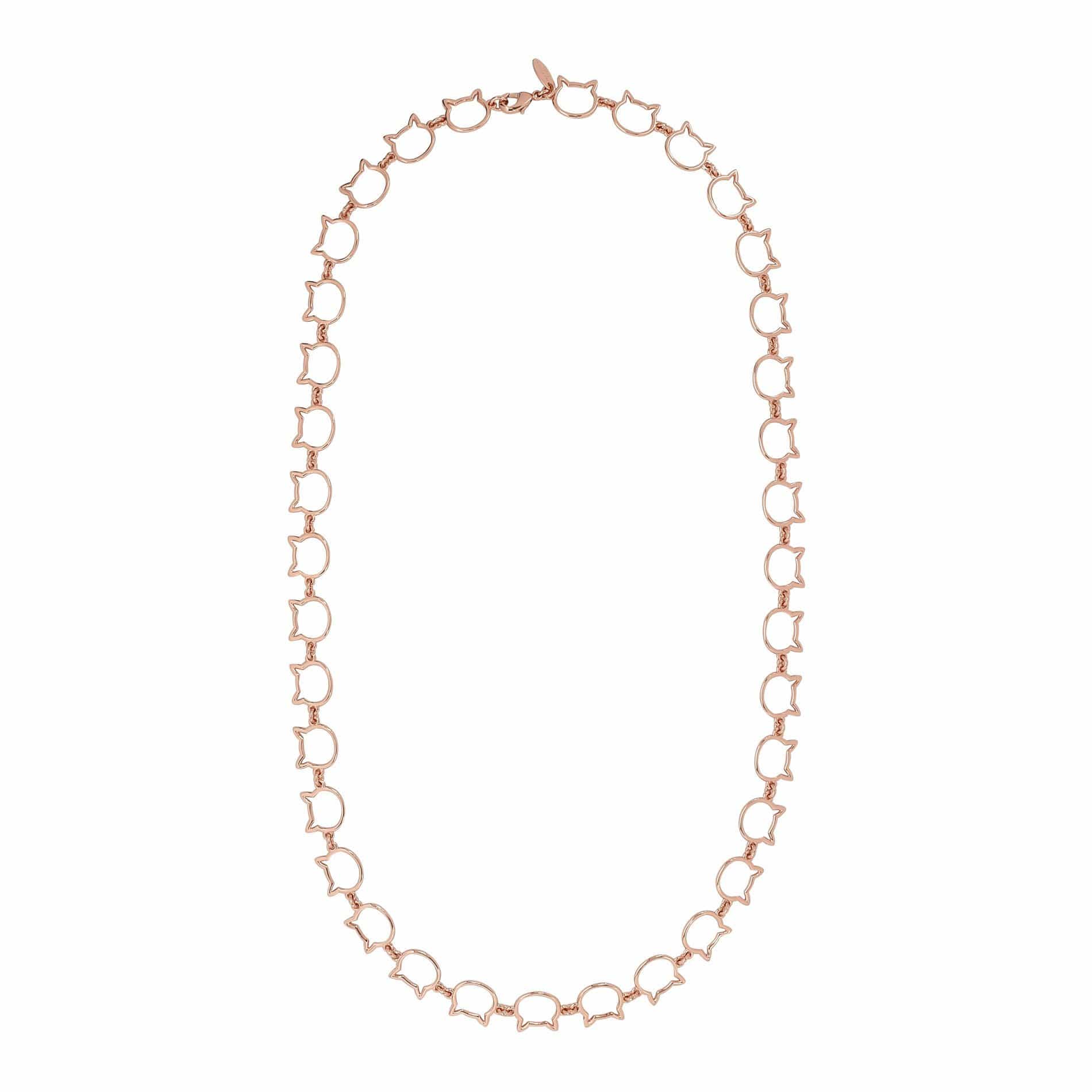 Cat Chain Link Necklace