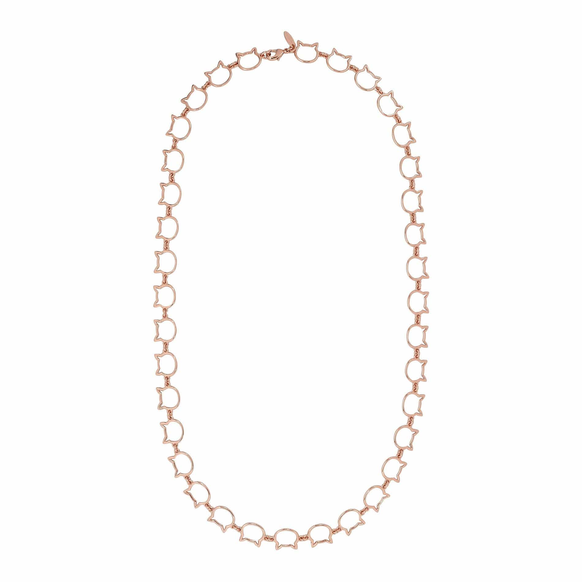Cat Head Chain Link | Necklace
