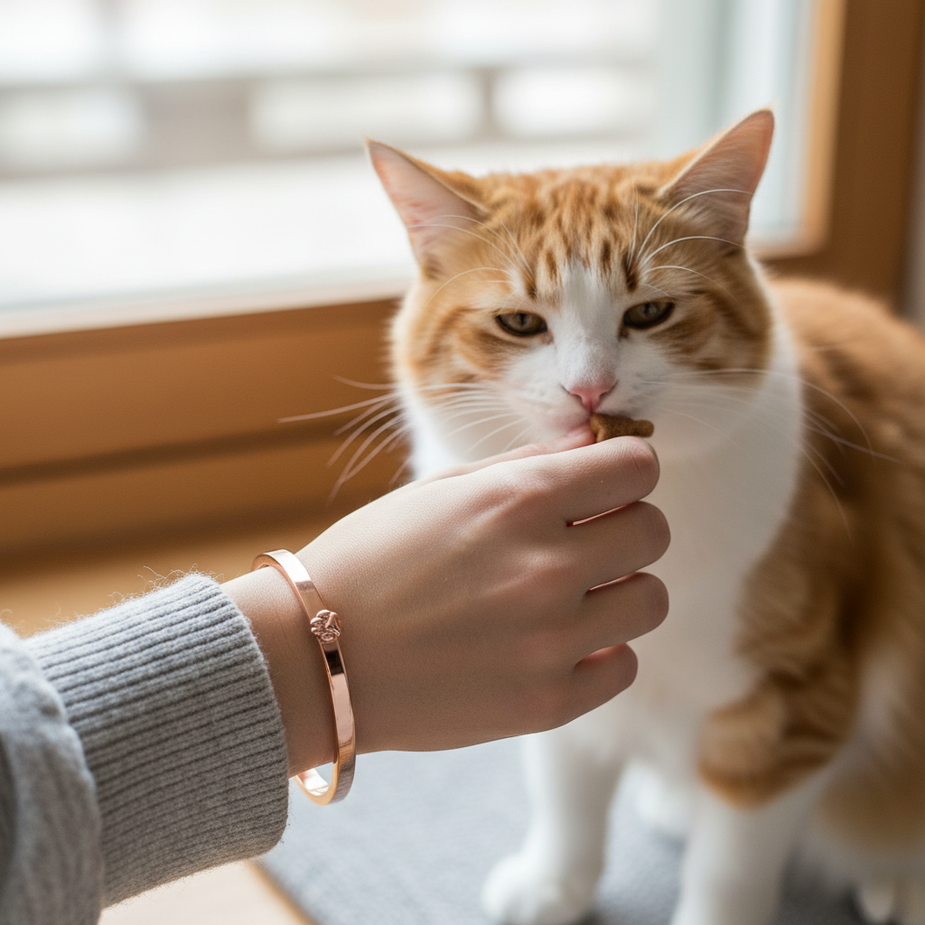 Cat Paw Bangle | Cat Bracelet