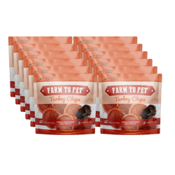 Farm To Pet Turkey Chips Snack Packs for Dogs