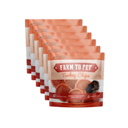 Farm To Pet Turkey Chips Snack Packs for Dogs