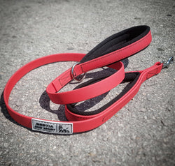 BESTIA DOG SPORT dual handle leash Red