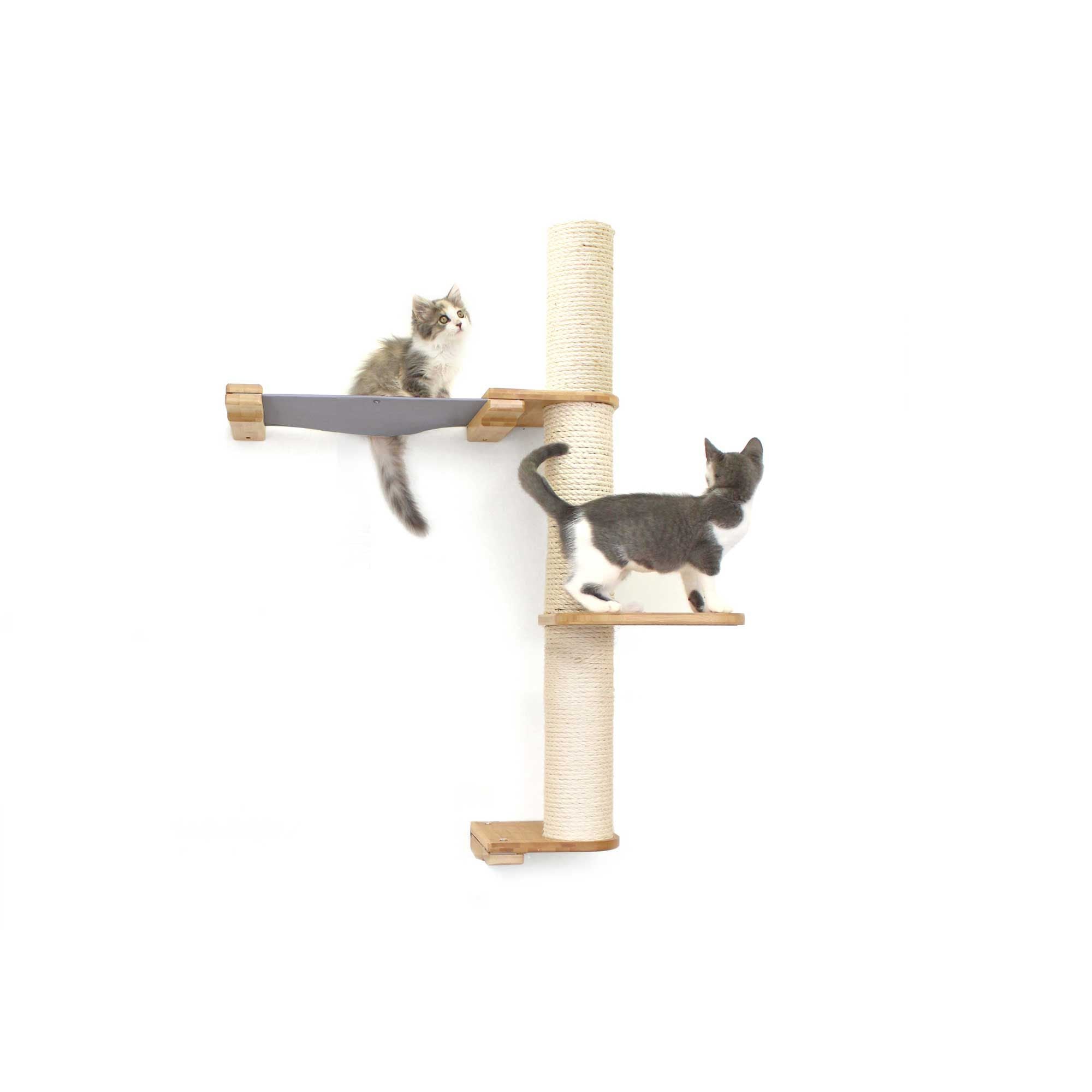 The Crow's Nest - A Wall Cat Scratcher with Hammock