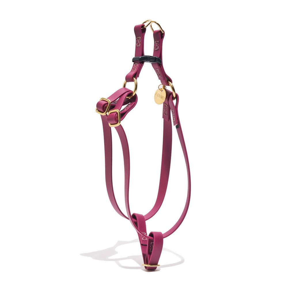 Water Resistant Cat & Dog Harness – Berry | Durable, Adjustable & All-Weather