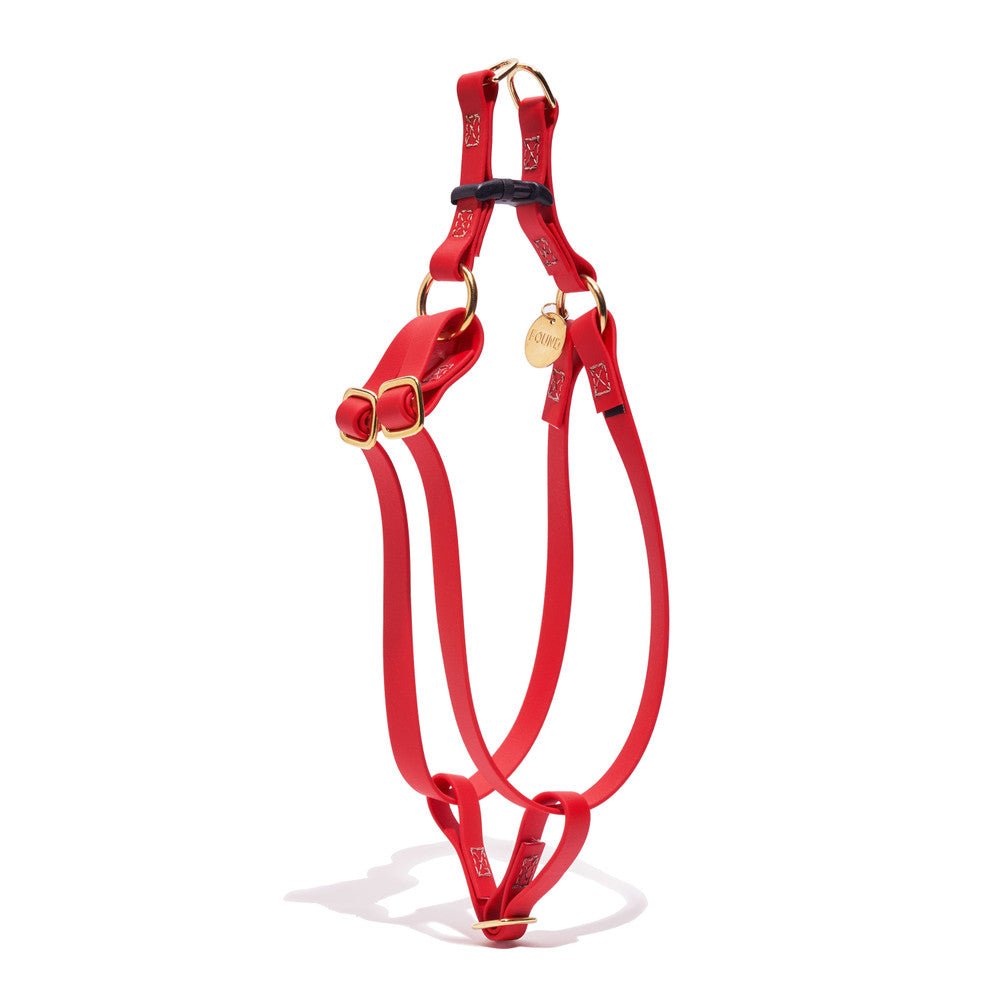 Water Resistant Cat & Dog Harness – Red | Durable, Adjustable & All-Weather