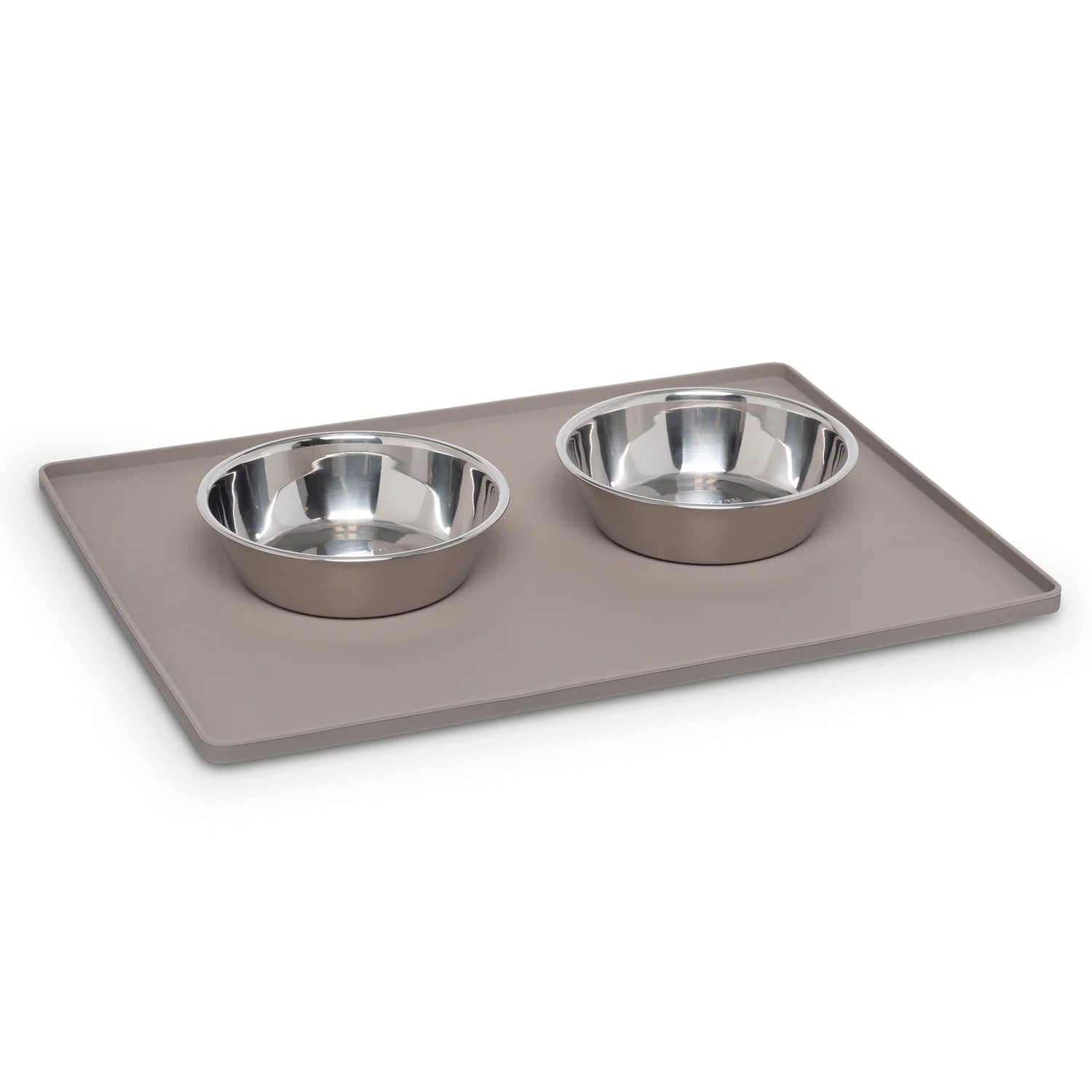 Messy Mutts Dog & Cat Bowl Mat Silicon Dark Grey