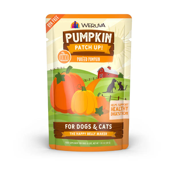 Weruva Pumpkin Patch Up! Pureed Pumpkin Dog & Cat Wet Pouch (2.8oz)