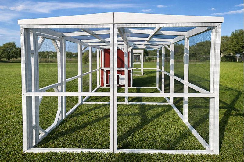 Wooden 16 Ft. Chicken Run (8’W X 16’L X 6’3”H)