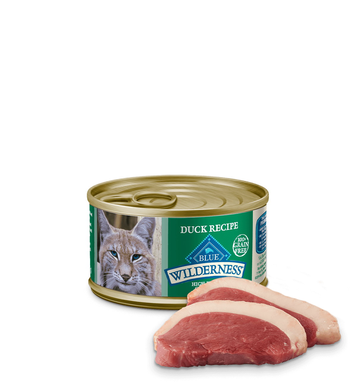 Blue Buffalo Wilderness Adult Duck Entree Wet Cat Can (3oz)