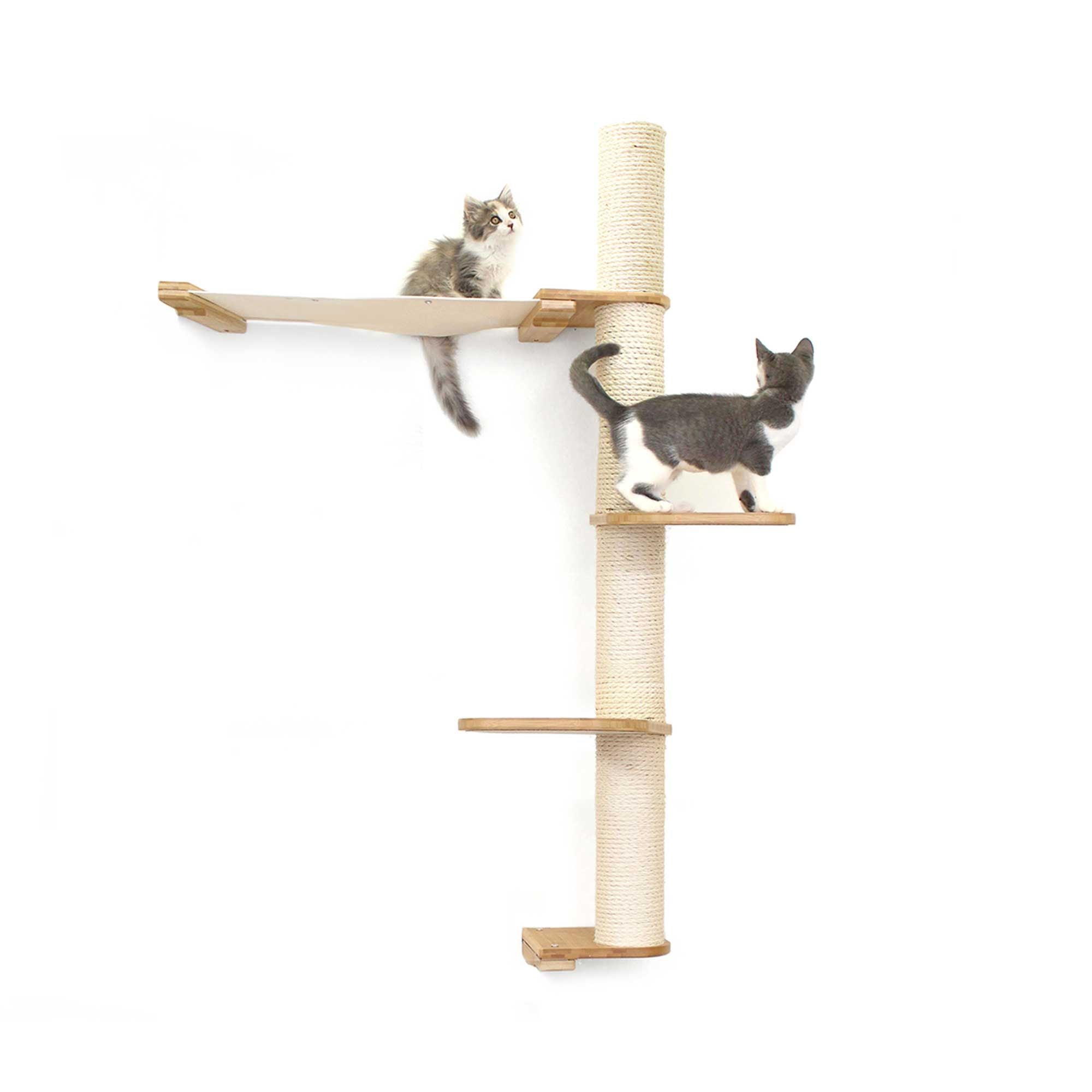The Crow's Nest - A Wall Cat Scratcher with Hammock