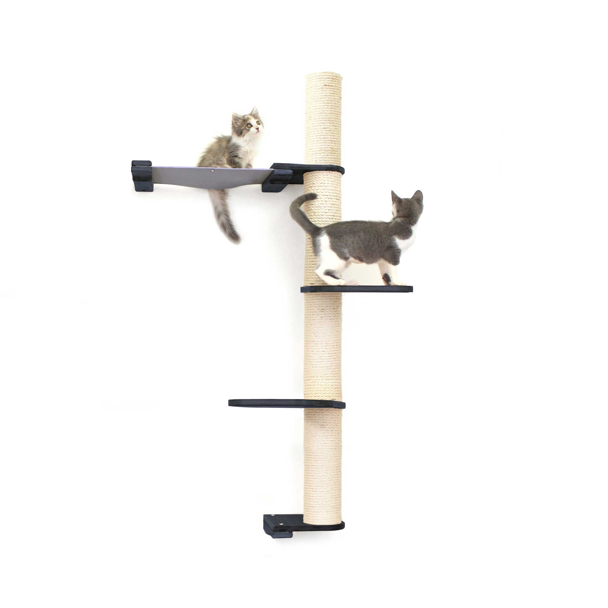 The Crow's Nest - A Wall Cat Scratcher with Hammock